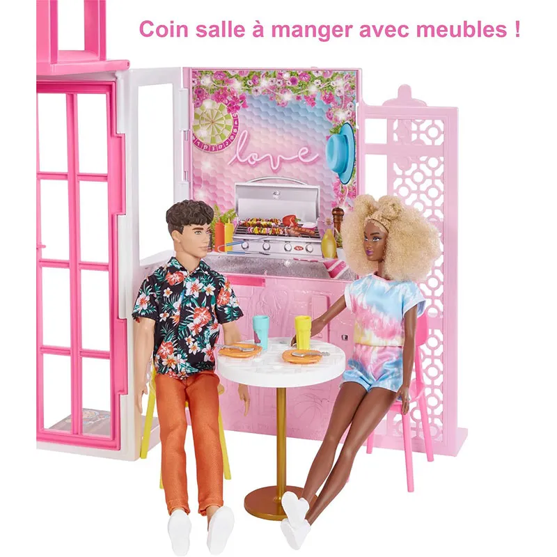 Coffret Maison sur 2 niveaux Barbie - 3+-4