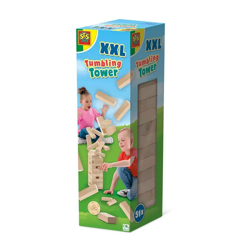 Jeu d'exterieur Tour à empiler XXL - 5+-0