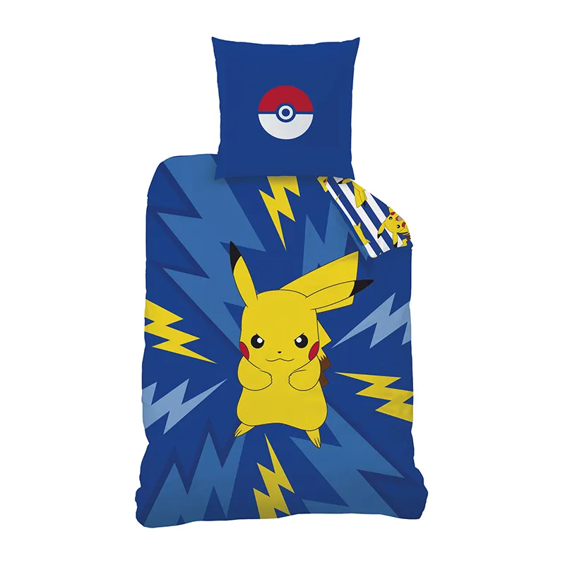 Parure 2pcs Pokémon Spike Bleu - 140x200cm-1