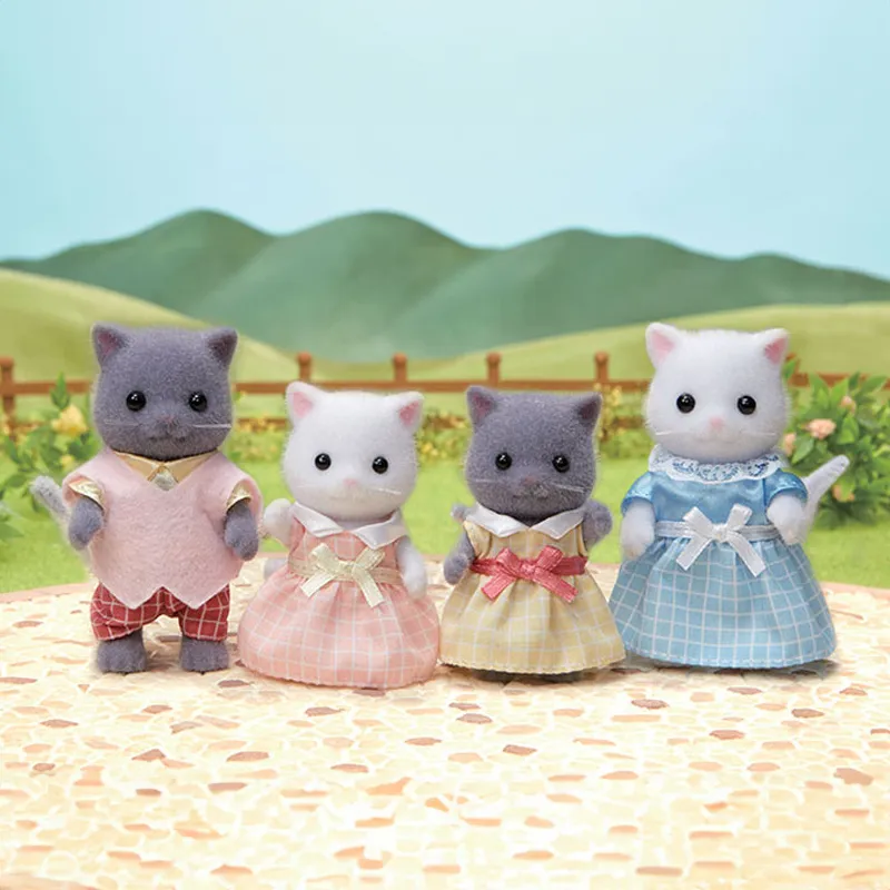 Famille chat persan - 4pcs-1