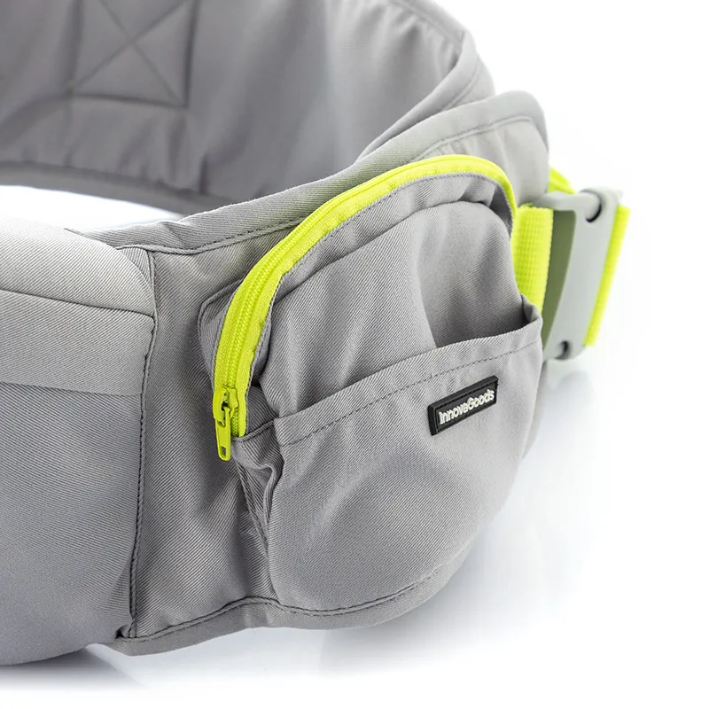 Ceinture Porte-Bébé Évolutive Gris - 122x20x16cm-7