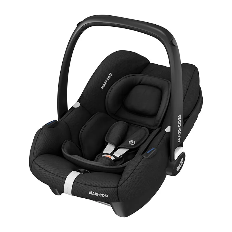 Duo Poussette Compacte Leona + Cosi Cabriofix sans base + Adaptateurs Essential Black - 0m+-6