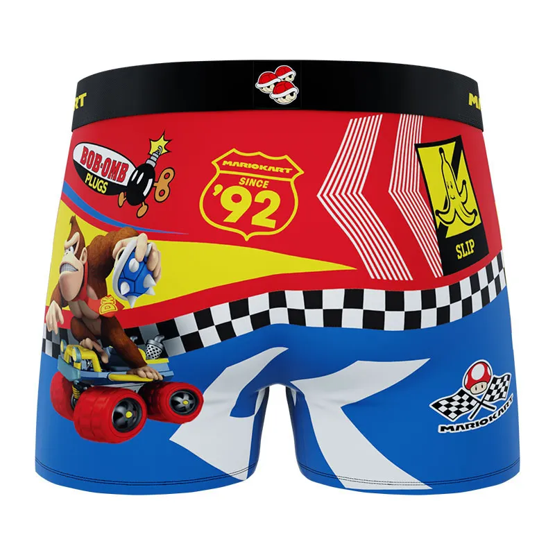 4 Boxers Garçon Super Mario Kart - Jaune/Rouge/Noir/Bleu-7