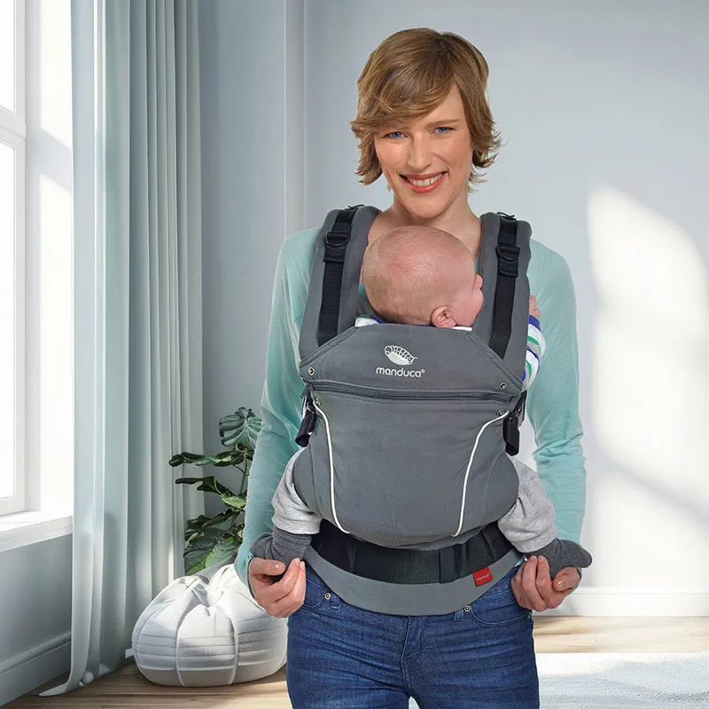 Porte bébé First PureCotton BIO Dark Grey - 0m+-3