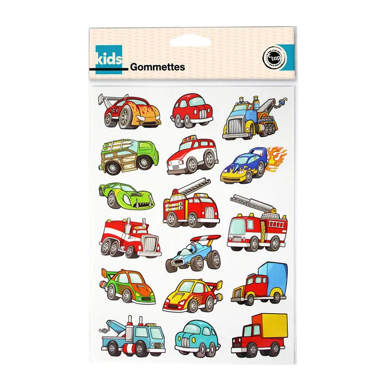 Gommettes véhicules urbains - 118pcs-4