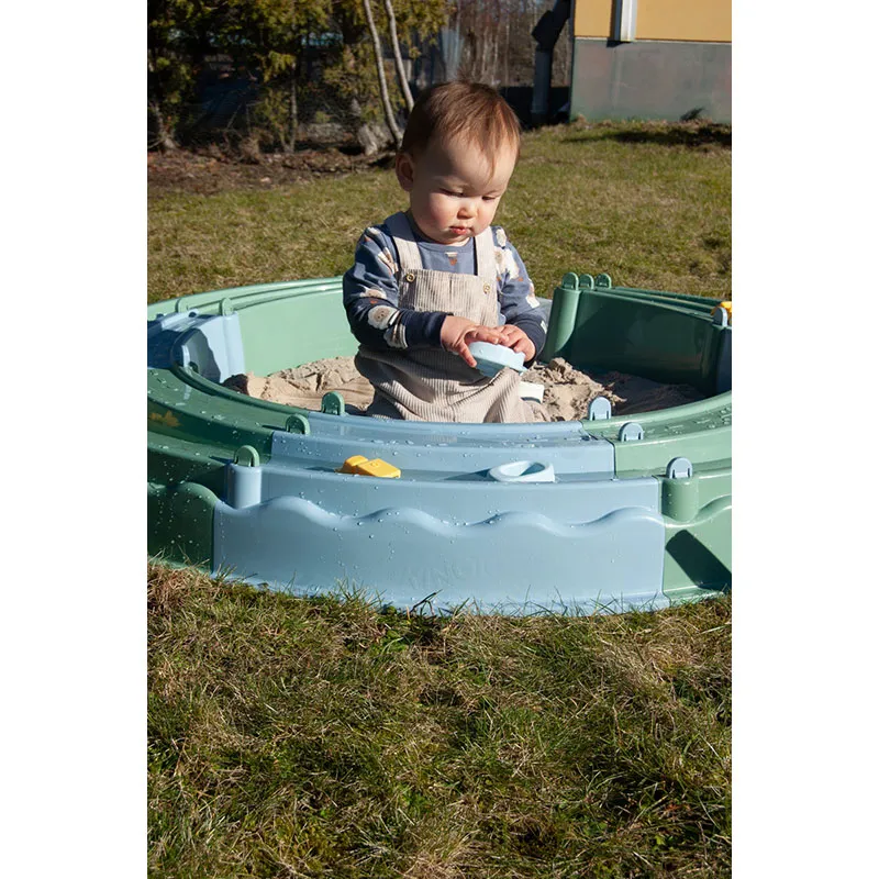 Bac à sable et à eau Plastique recyclé Ø135cm - 12m+-3