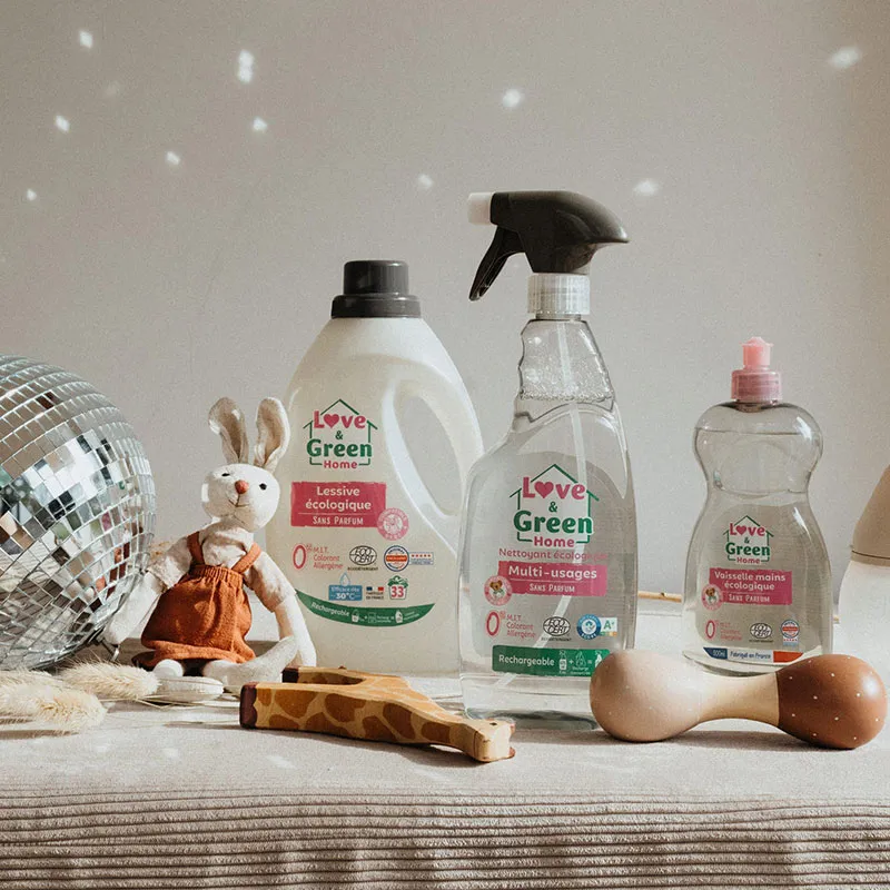 3 Lessives écologique rechargeable Sans parfum hypoallergénique - 3x1,5L-5