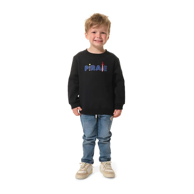 Sweat Col rond Enfant - Marine-1
