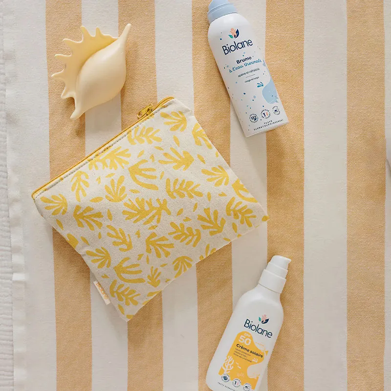 Kit Crème Solaire 200ml + Lait après solaire + Sac de plage et pochette maillot-9