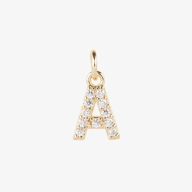 Charm Alphabet - Plaqué Or-0