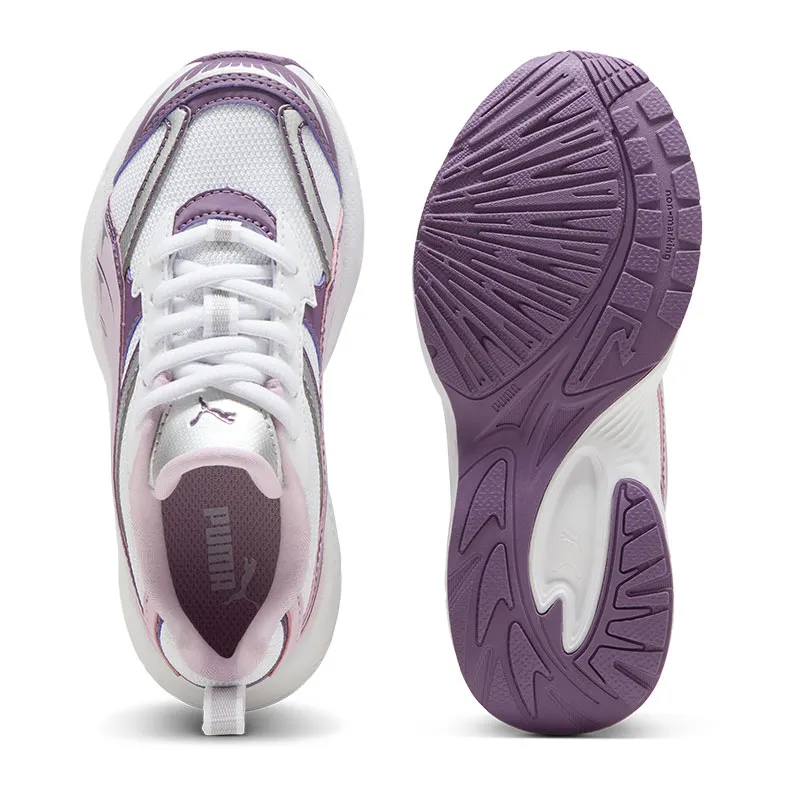 Baskets Fille Puma Morphic Techie - Blanc/Violet-3