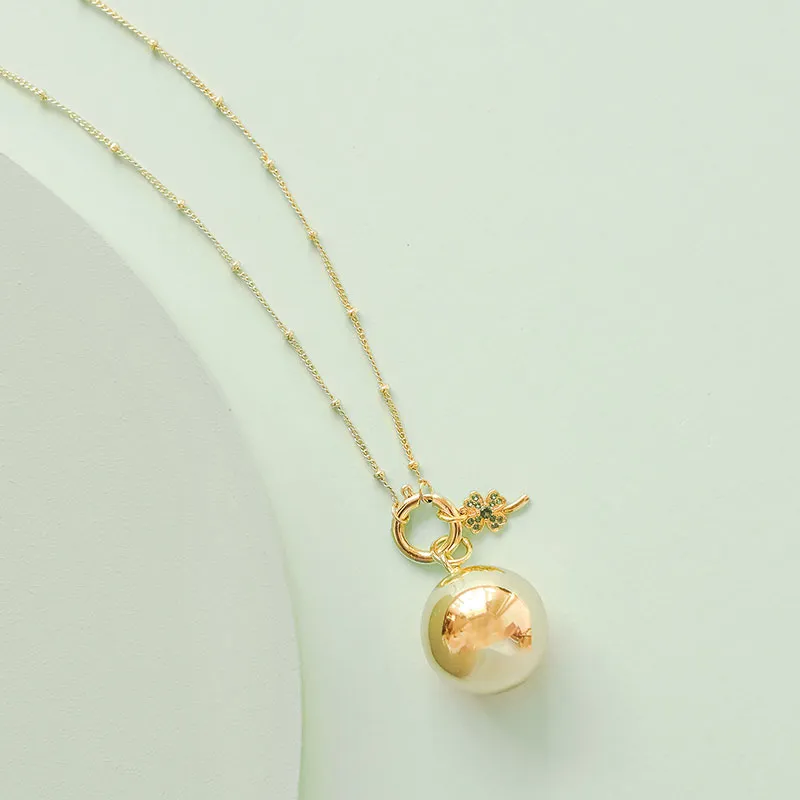 Charm Trèfle - Plaqué Or-1