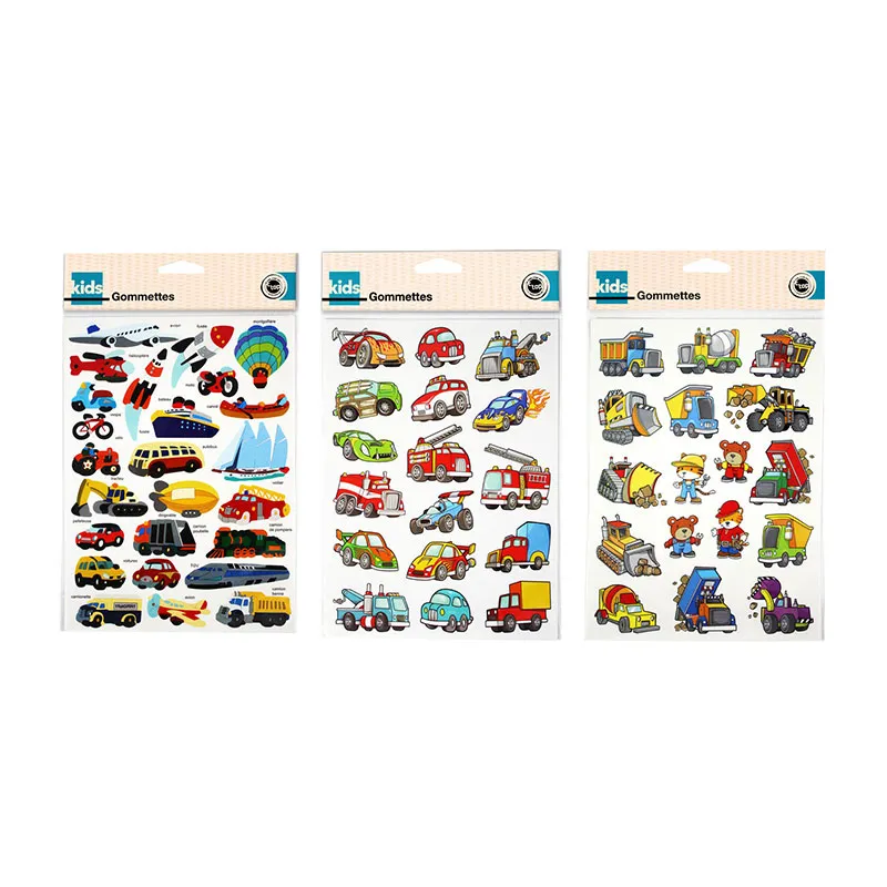 Gommettes véhicules urbains - 118pcs-13