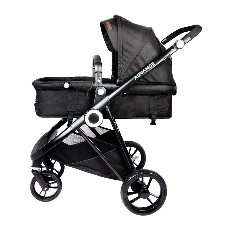 Poussette 4en1 - Coque  I-Size + Base I-Leo Noir - 0m+-5
