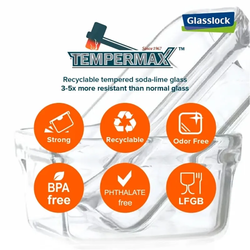 Récipient rond Air Type 800ml - Transparent-3