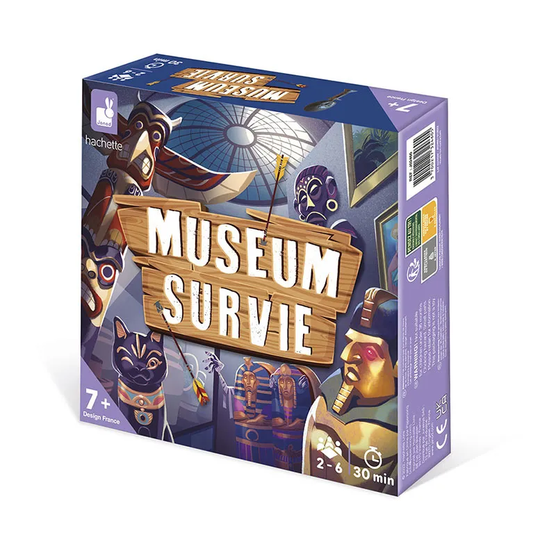 Jeu de rapidité & stratégie Museum Survie - 7+-0