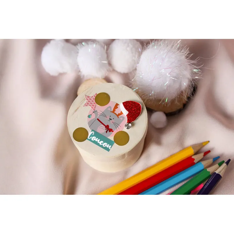 Rouleau de Gommettes Noël 5m - 630pcs-1