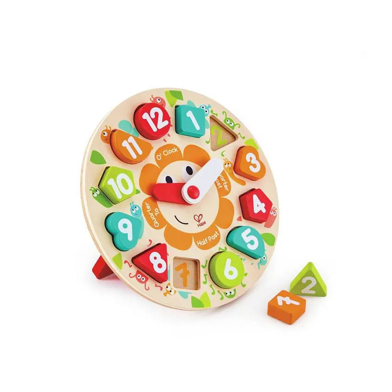 Puzzle Horloge en anglais 13pcs - 36m+-1