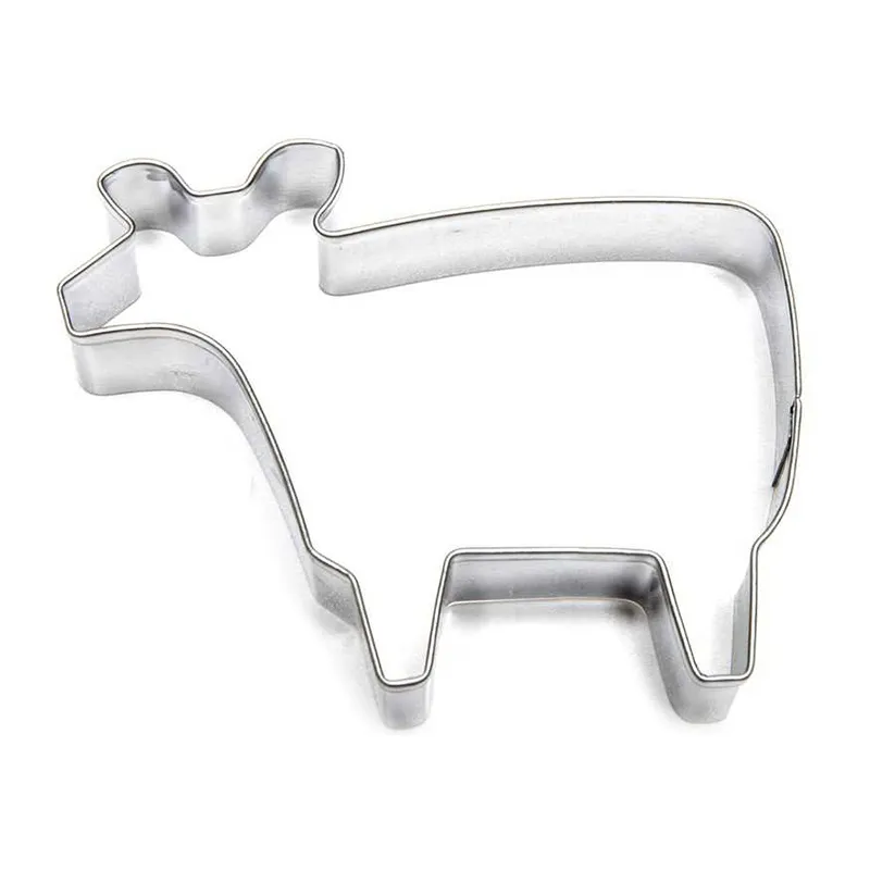 3 Emportes pièce Animaux Inox Aléat. - 8x8x2cm-5