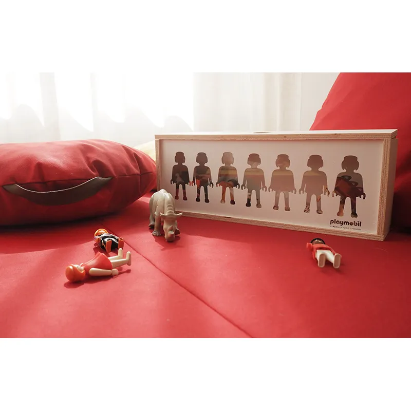 Coffre à jouet Playmobil - 15x10x40cm-3