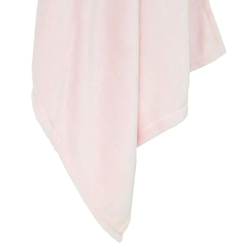 Couverture Flanelle Rose - 75x100cm-1