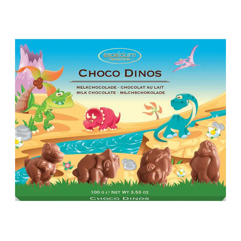 Choco dino's en chocolat au lait - 100g-0
