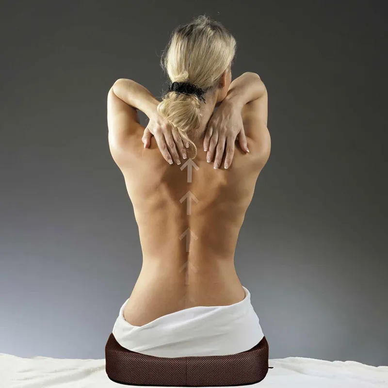 Coussin de posture Coccyx Gris - 43x44,5x9cm-3