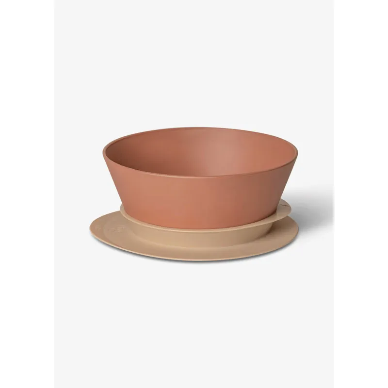 Ventouse en silicone pour bol - Beige-3
