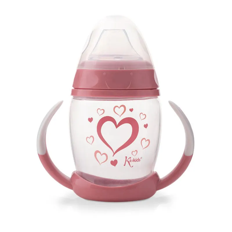 Tasse d'apprentissage à poignées Rose - 6m+-1