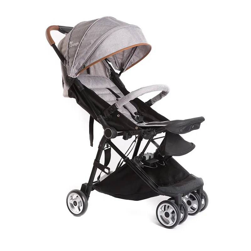 Poussette Genius ultra-compacte Gris clair - 47x43x23cm-0