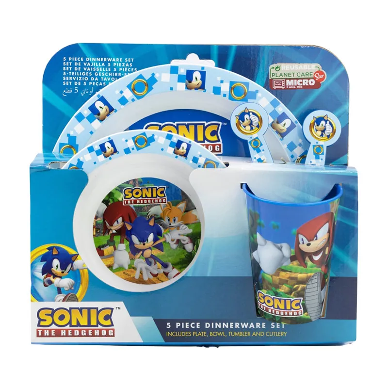 Set de repas Sonic - 5pcs-1
