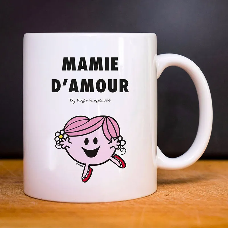 Mug Mamie d'amour Mr Mme - Blanc-0
