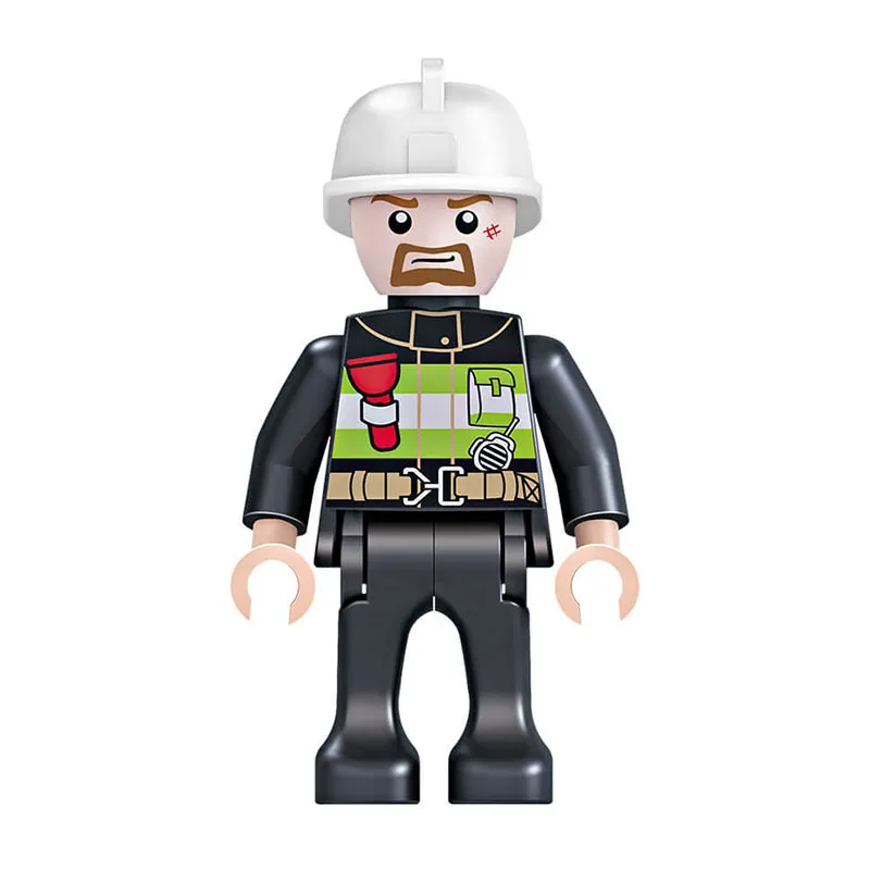 Jeu de construction Camion de pompiers 328pcs - 6+-5