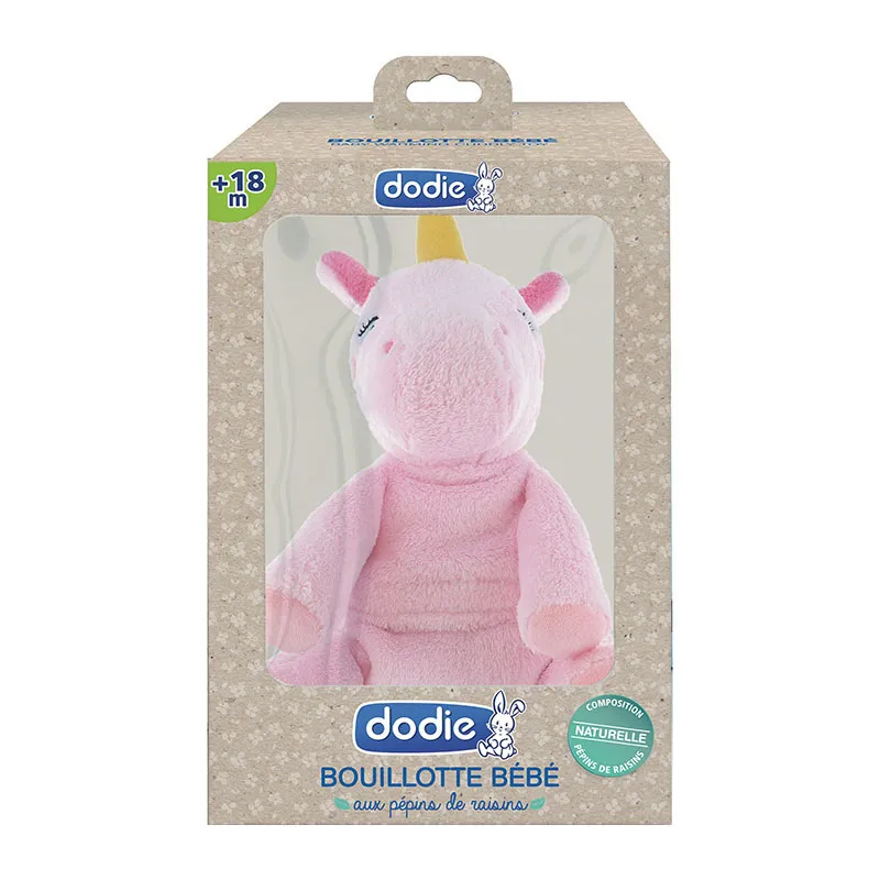 Bouillotte graine Bébé Licorne - 18m+-2