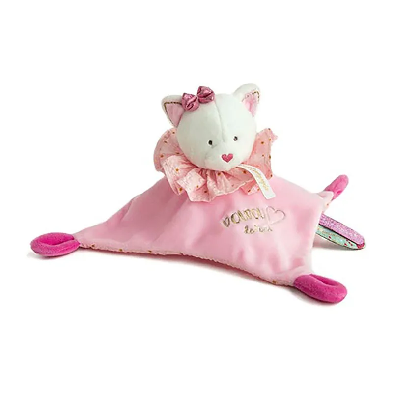 Doudou plat Chat Attrape-rêves - 18x19cm-1