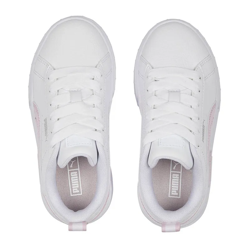 Baskets Fille Mayze Leather - Blanc/Rose Perle/Violet - PUMA-2