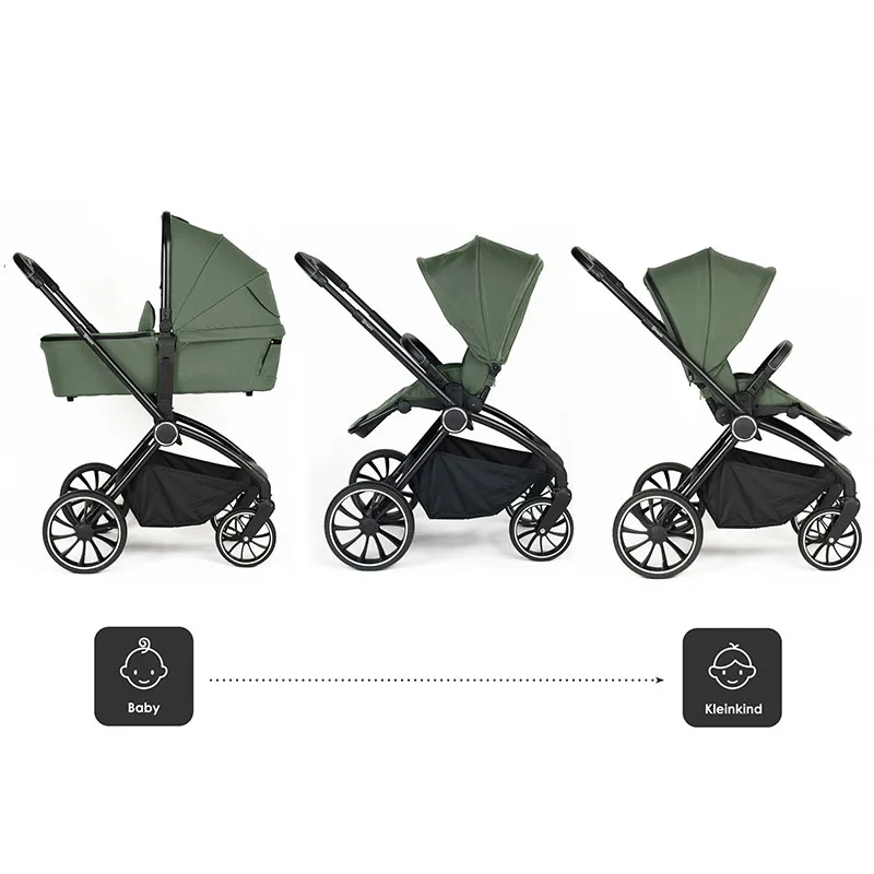 Duo Poussette Compacte Harmony Vert - 0m+-10