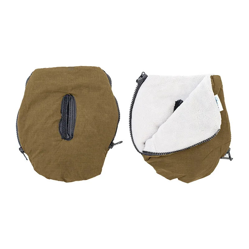 Moufles poussette Polaire Alpin - Kaki-0