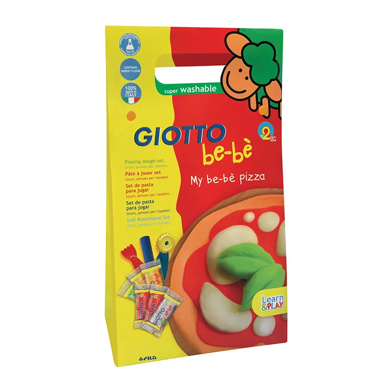 Kit pâte à jouer Pizza Be-bè - 600g-1