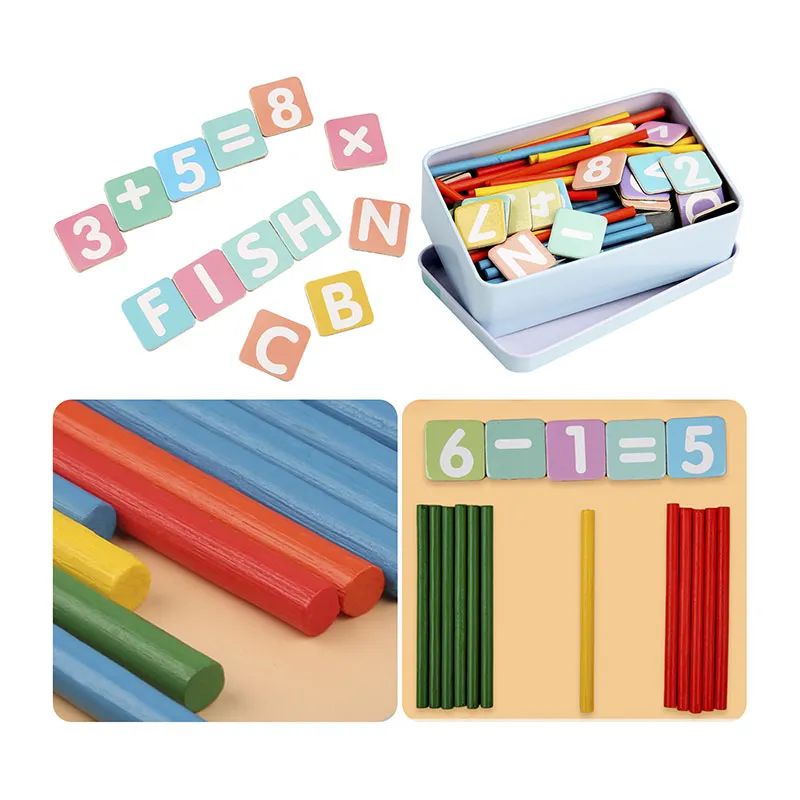 Boites d'apprentissage chiffre et lettre - 36m+-1