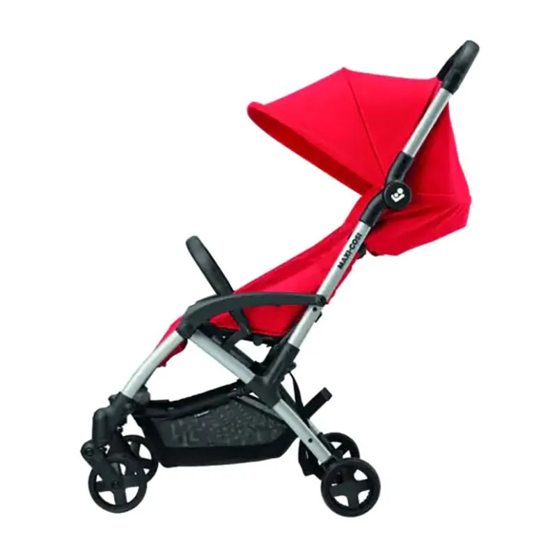 Trio Poussette Compacte Laika 2 Nomad Red + Cosi Rock sans base + Nacelle Laika - 0m+-2