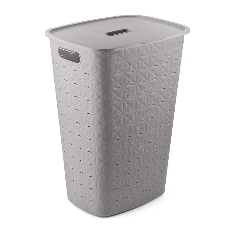 Coffre à linge Softex Taupe - 56L-0