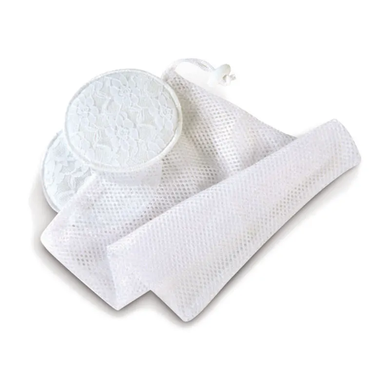 6 Coussinets d'allaitement lavables - Blanc-2
