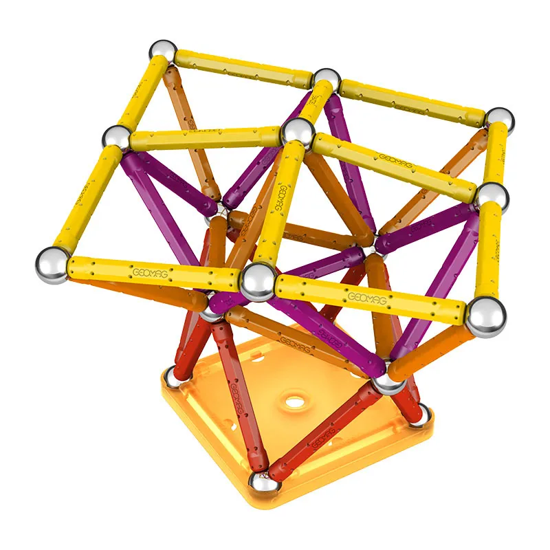 Jeu de construction magnét. Color 127pcs - 3+-3