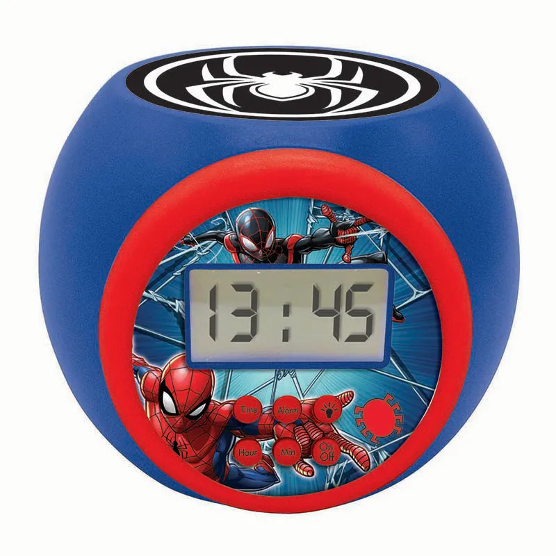 Réveil projecteur Spider-Man - 4+-1