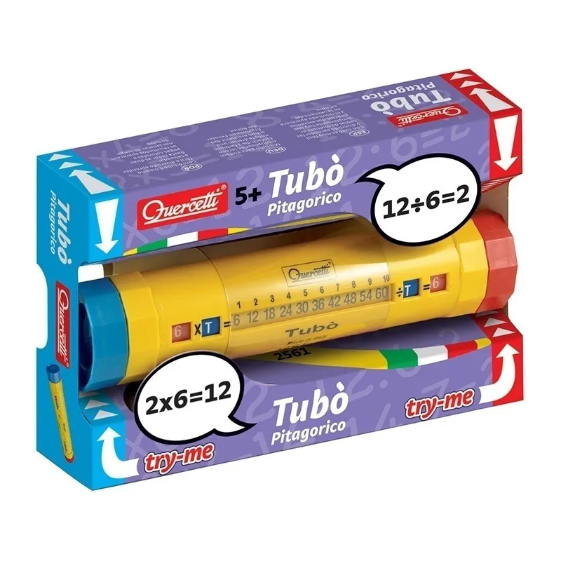 Tube Tables de multiplications Multicolore - 5+-2