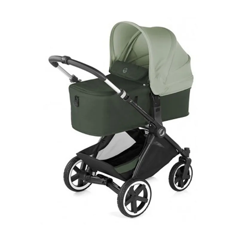 Trio Poussette Crosslight + Nacelle Micro BB + Cosy Koos I-Size Vert Forêt - 0m+-2