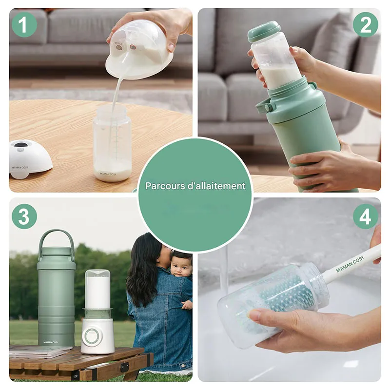 Refroidisseur lait maternel portable - Vert-11