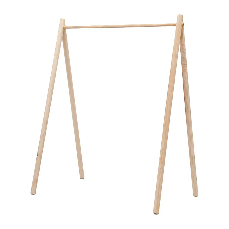 Portant minimaliste Naturel - 110x90x57cm-1
