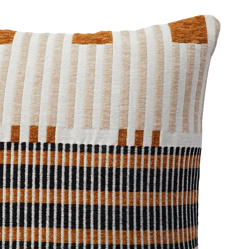 Coussin jacquard Jangwa Beige - 40x40cm-3